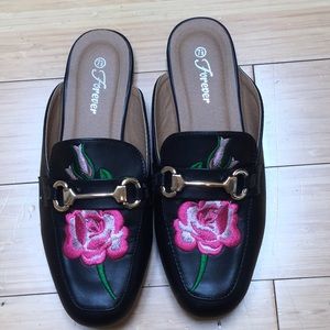 Cute Black Mules